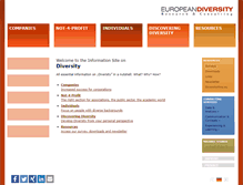 Tablet Screenshot of european-diversity.com